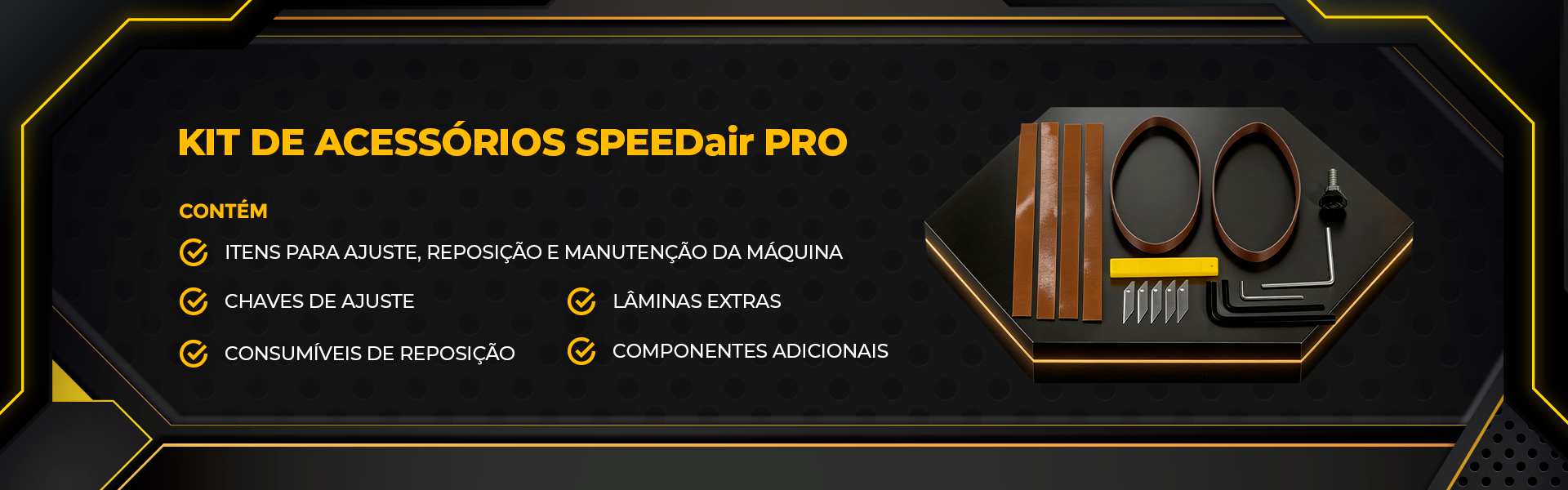 Kit de acessórios SPEEDair PRO